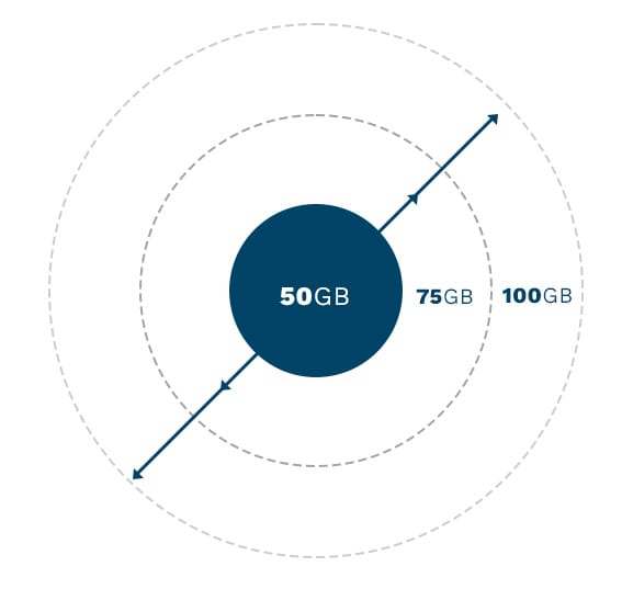 FirstLight's dark fiber service offers flexible bandwidth to match fast-growing needs.