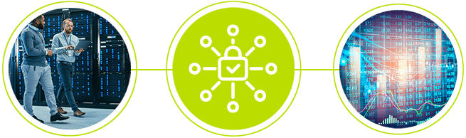 Data transport security across multiple networks